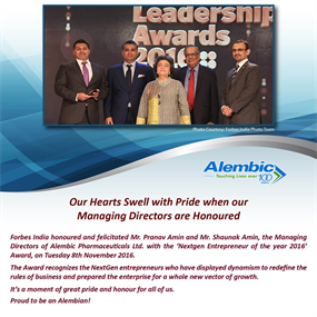  Forbes Award