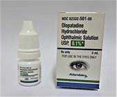 Olopatadine Hydrochloride Solution/Drops;Ophthalmic