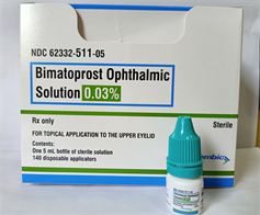 Bimatoprost Solution/Drops;Topical