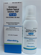 Diclofenac Sodium Topical Solution, 2%