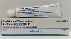 Nystatin And Triamcinolone Acetonide Ointment; Topical