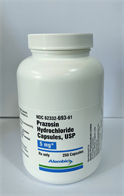 Prazosin Hydrochloride Capsule; Oral