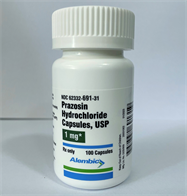 Prazosin Hydrochloride Capsule; Oral