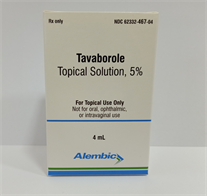 Tavaborole Solution;Topical
