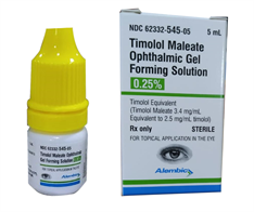 Timolol Maleate Solution, Gel Forming/Drops;Ophthalmic